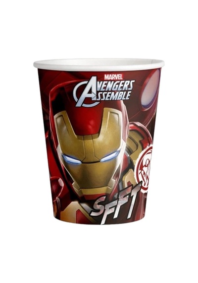 Avangers Karakterli 8 Li Karton Bardak Renkli Tüm Yaşlar