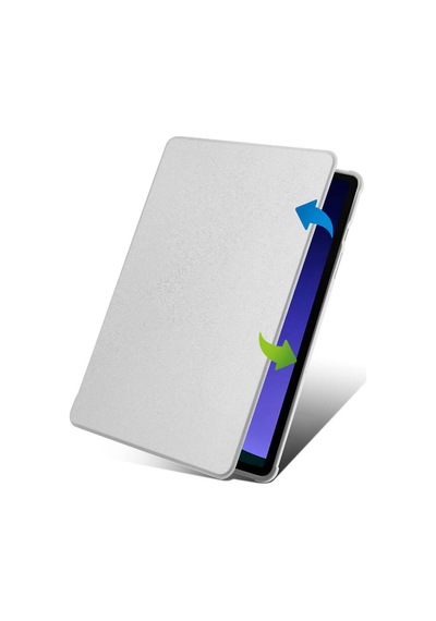 Butam Bilişim Galaxy Tab S9 Kılıf Uyumlu Termik Kalem Bölmeli Dönebilen Standlı Kılıf-gri Tablet Kılıfı