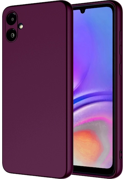 Zore Galaxy Uyumlu A06 Kılıf Mara Lansman Kapak - Koyu Mor Koyu Mor