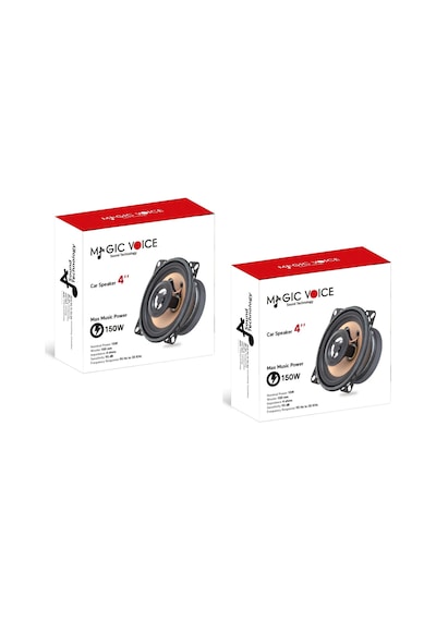 10 Cm 150 Watt Tweeterlı Oto Hoparlör Takımı