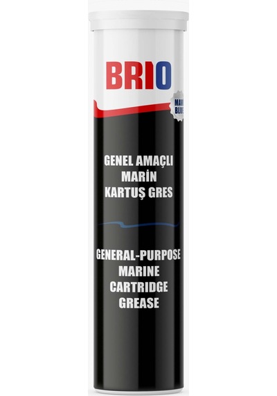 Brio Genel Amaçlı KP 2N-30 Deniz Kartuşu Li-Kompleks Gres Mavi 400 ML