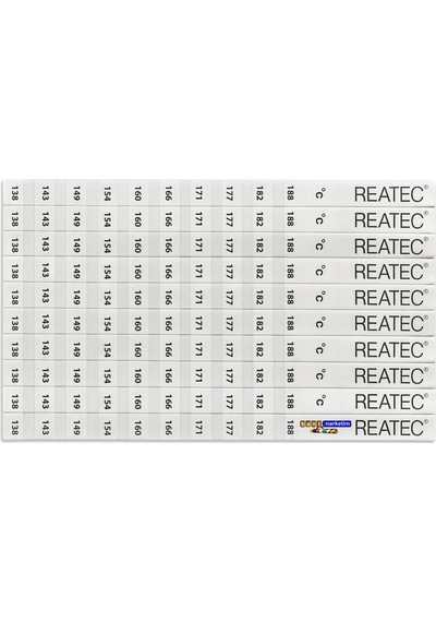 Reatec Sıcaklık Ölçüm Etiketi Isı Ölçer Ölçüm Aralığı 138 C Tdrtr 0