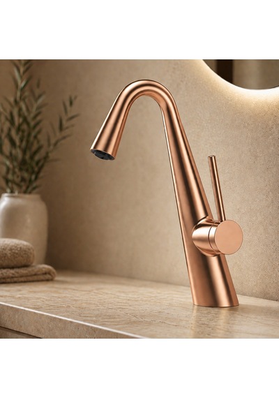 Fg-4513 Parlak Rose Lavabo Bataryası Renkli