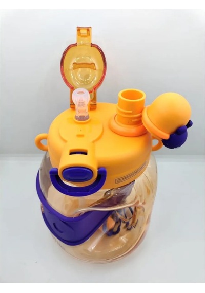 Vagonlife 1000ml Pipetli Policarbon Matara Turuncu / 6278