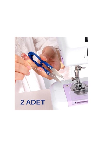Mucit Home 2 Adet İplik Temizleme Makası Çıtçıt Makas Olta Misina Kesme Makası Hobi Makası
