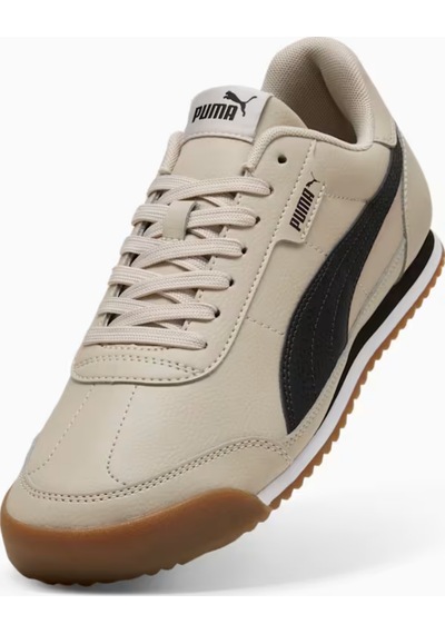 Puma Turino Iı Unisex Spor Ayakkabı Retro Günlük Sneaker Krem - Siyah