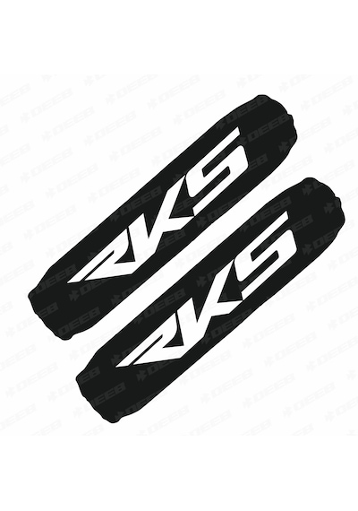 Rks Baskılı Amortisör Çorabı Kılıfı Beyaz