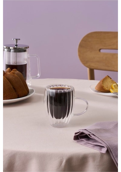 Karaca Pia Alya Çift Cidarlı Mug 330 Ml