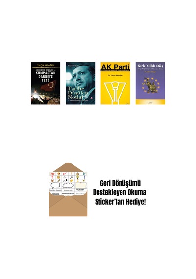 Yalçın Akdoğan 4 Kitap Set + Okuma Sticker'ları