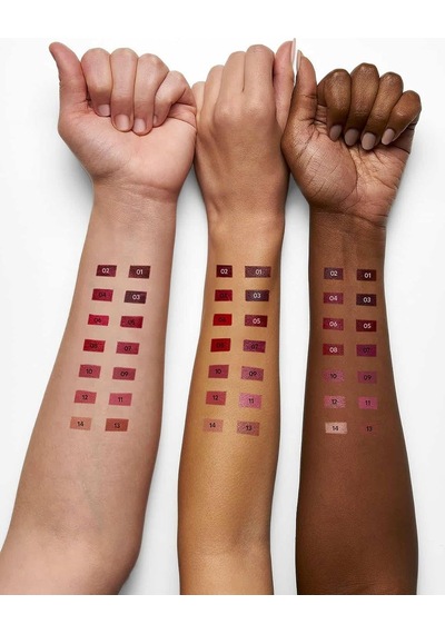 Matte Lipstick Crayon No: 02 - Besleyici Nemlendirici Mat Kalem Ruj Çok Renkli