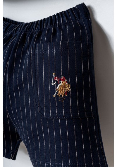 U.s. Polo Assn. Erkek Bebek Beyaz Şort Takım 5274-50033 Beyaz