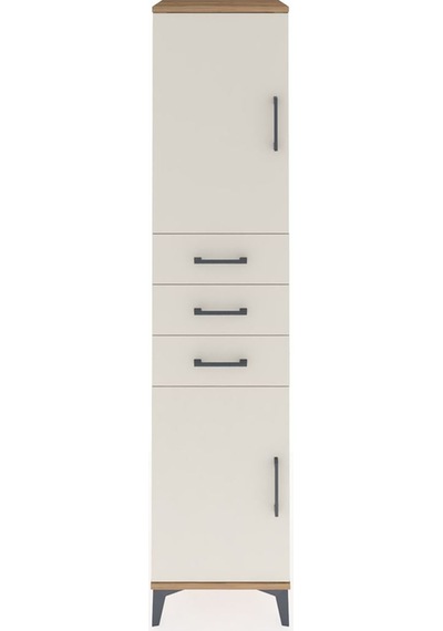 Hyperion Dolap 3 Raflı 3 Çekmeceli 2 Kapaklı 44x44x195 Çam-ay... Çam