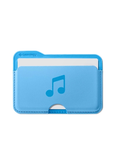 Spigen Magsafe Destekli Cüzdan Folder Pop Music Mag 3 Kartlık Mavi - Afa07498 Çok Renkli