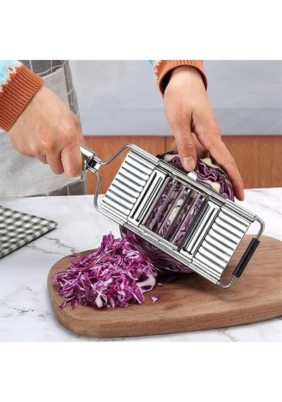 Farklı Başlıklı Tutmalı Sebze Dilimleyici Peynir Rendeleyici Aparat Metal Sağlam Rende Diğer