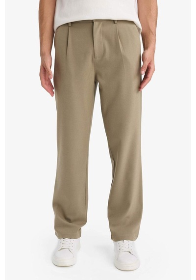 Defacto Straıght Fıt Pantolon F9337ax26spkh500 Haki-kh500