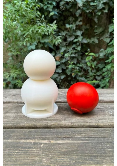 Rufus Concept Küre 8cm Çap Silikon Mum Kalıbı