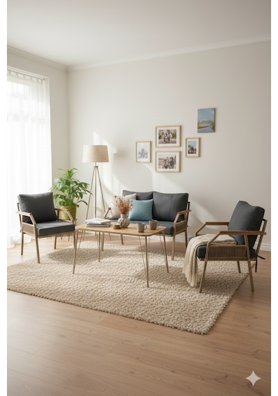 Ard & Garden Daisy Makrome Örgülü 211 Masalı Antrasit Balkon & Bahçe Mobilyası Seti Balkon Takımı Antrasit Ard & Garden Daisy Makrome Örgülü 211 Masalı Antrasit Balkon & Bahçe Mobilyası Seti Balkon Takımı Antrasit