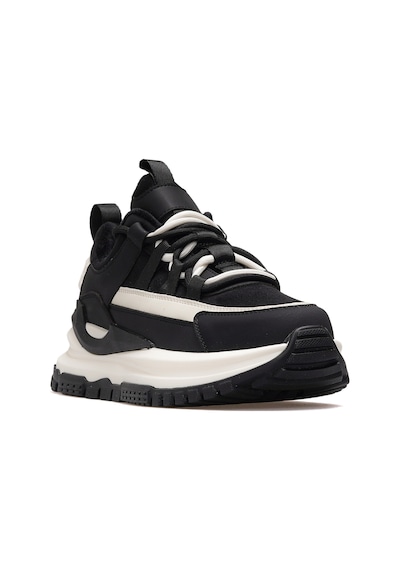 Guja Kadın İçi Polarlı Sneaker Günlük Ayakkabı 25k 25k331 Z Siyah Siyah