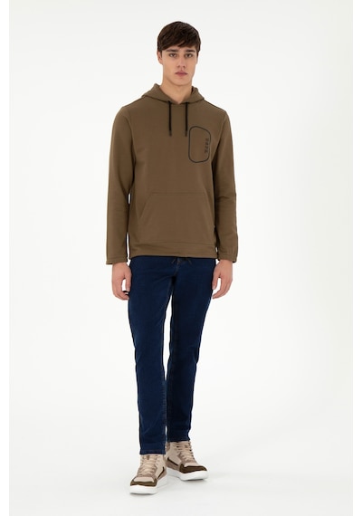 U.s. Polo Assn. Erkek Haki Sweatshirt 50293310-vr027 Haki