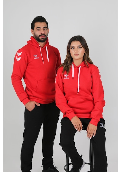 Hummel Armin Pamuklu Hoodie Kırmızı