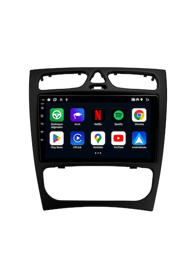 Mercedes Clk 2002-2004 Android Multimedya Carplay Android Auto Navigasyon Kameralı 6gb Ram 64gb 9"