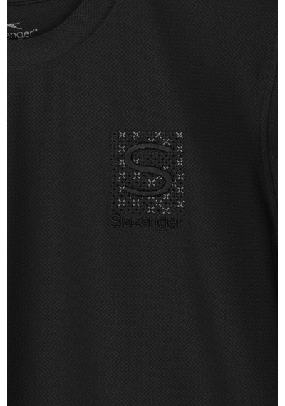 Slazenger Zegna Erkek Siyah Tişört