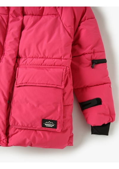 Koton Oversize Kapşonlu Şişme Mont Kapaklı Cepli Pembe 4wkg00021aw 4WKG00021AW293 Gülkurusu Koton Oversize Kapşonlu Şişme Mont Kapaklı Cepli Pembe 4wkg00021aw 4WKG00021AW293 Gülkurusu
