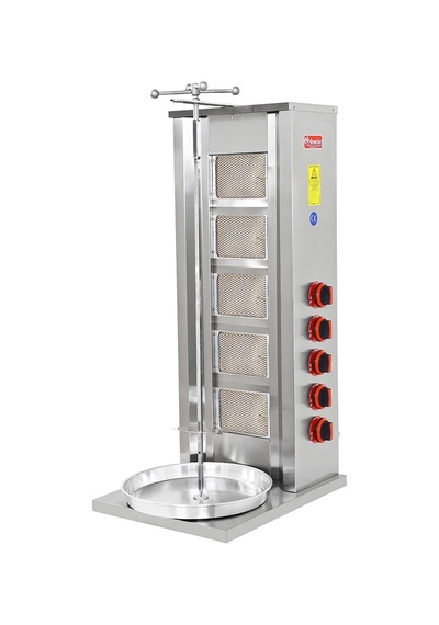 Himaksan  Endüstriyel Sanayi Tipi Lpg Tüplü 5 Radyanlı Döner Ocağı