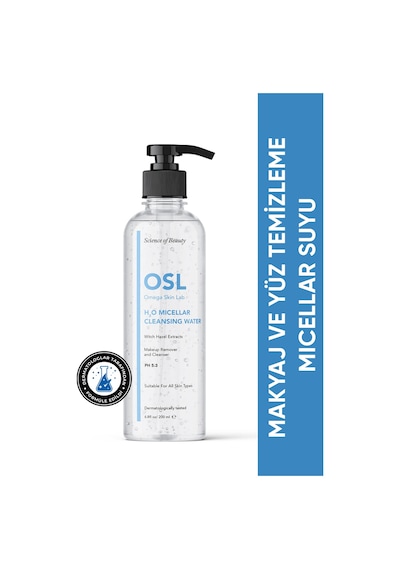 OSL Omega Skin Lab Makyaj Ve Yüz Temizleme Micellar H2o Micellar Cleanser Water 200 ML