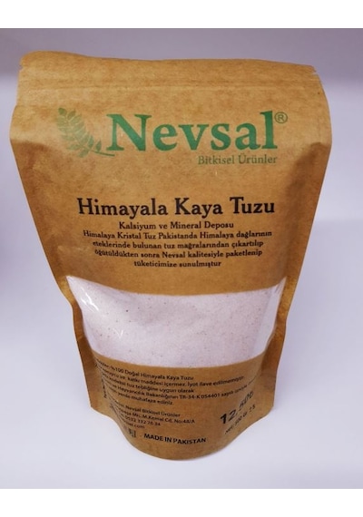 Nevsal Öğütülmüş Himalaya Kaya Tuzu 500 G
