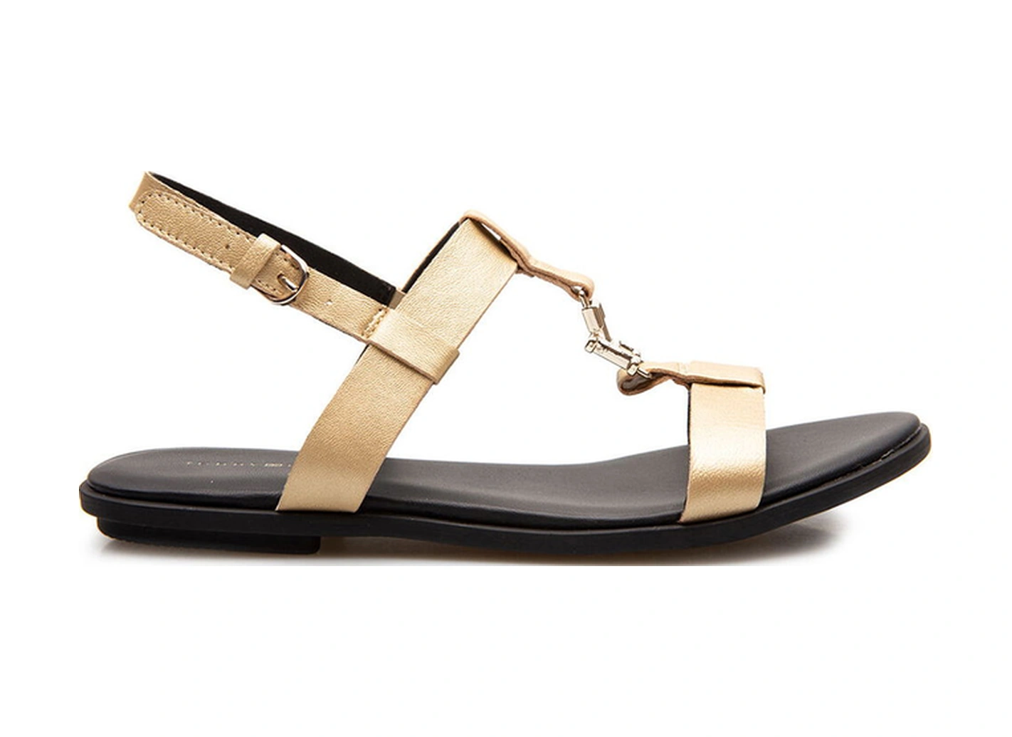 Tommy Hilfiger Kadın Sandalet Altın