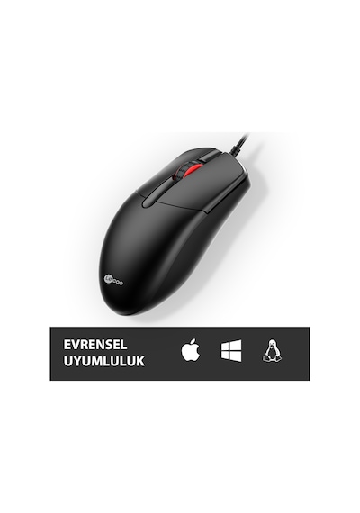 Lecoo MS103 USB Kablolu 1000DPI 3 Tuşlu Optik Mouse