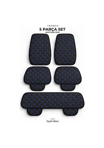 Volkswagen Taigo 2022+ Suni Deri Kapitone Minder 5 Parça 92279689