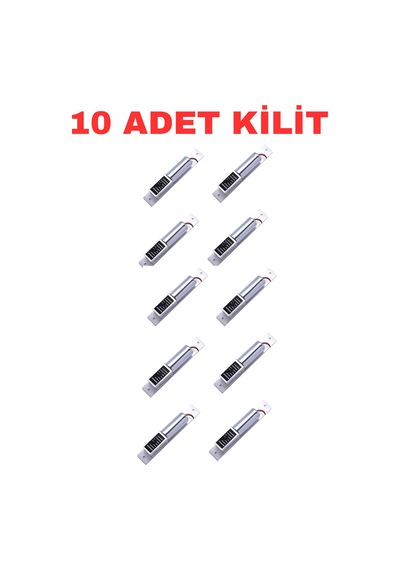Sr-580 Selenoid Bolt Pimli Elektrikli Kilit 12v Dc Ahşap Metal Cam Pvc Kapı Uyumlu 10 Adet
