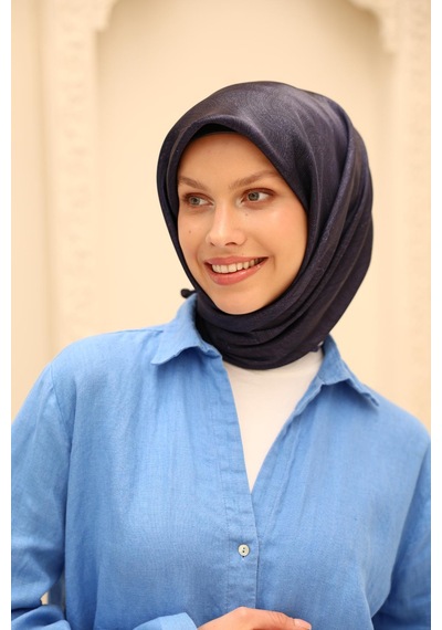 Silk Home Shiny Eşarp 75010-25 Lacivert, Lila