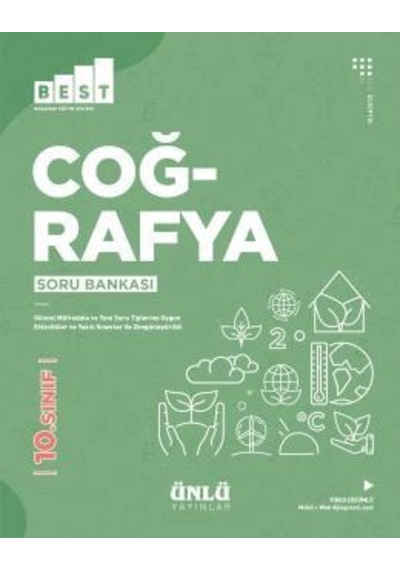 10.Sınıf Coğrafya Soru Bankası Best - Ünlü Yayınları