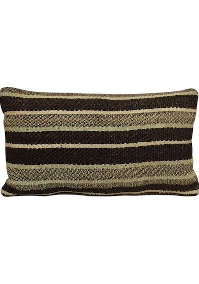 Zehra Abla Halı Yeni El Dokuma Dekoratif Lumbar Kilim Kırlent Yastık Kılıfı 6149