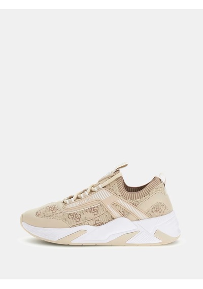 Guess Genga Kadın Sneaker Ayakkabı Flpgenfam12 Bej