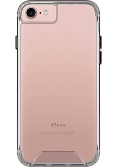 Apple Uyumlu iPhone 7 Kılıf Zore Gard Silikon Renksiz