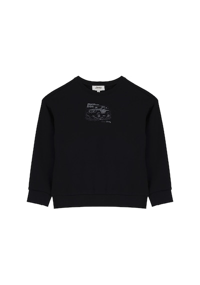 Jeep Siyah Erkek Çocuk Baskılı Sweatshirt J6wb-swt7721
