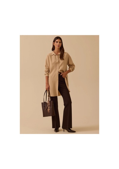 Seçil Çıtçıt Detaylı Tunik Bej - 815824233 Bej
