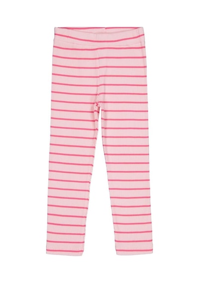 Civil Girls Çizgili 6-9 Yaş Tayt - Pembe