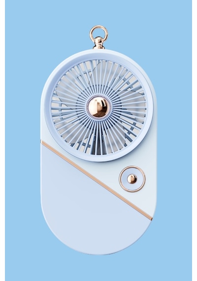 Taşınabililir Mini Usb Şarjlı 3 Kademeli El Vantilatör Fan Soğutucu Ys2528 Mavi