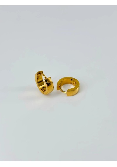 Mepa Gold Çelik Erkek Küpe Çap 8 Mm Kalınlık 4 Mm - Ekp0030 Najmaddin Altın