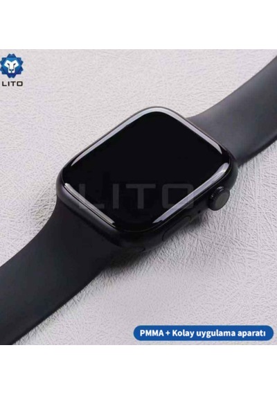 Lito Apple Watch Uyumlu  Uygulama Aparatlı 45 Mm Ekran Koruyucu
