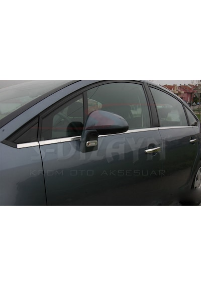 S-Dizayn Citroen C4 Hb Krom Cam Çıtası 8 Prç 2005-2010