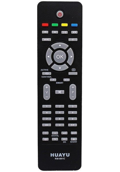 Philips Uyumlu Lcd-Led-Plazma Tv Kumandası Huayu Rm-691C