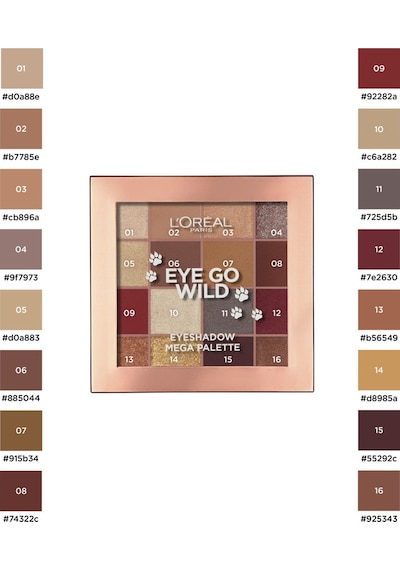 L'Oreal Paris Eye Go Wild Mega Göz Farı Paleti