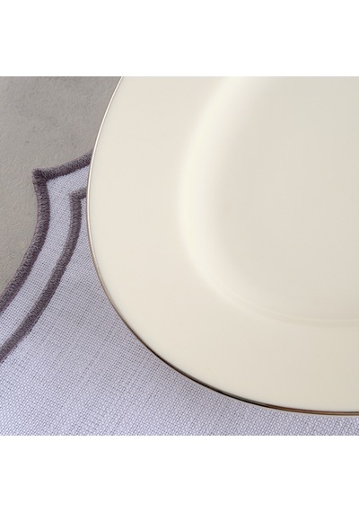 Aryıldız Hera Platin Kayık Tabak 30 Cm Renkli