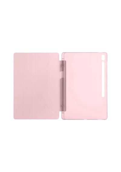 Apple Apple iPad Pro 13 2024 Kılıf Kalemlikli Hugo Tablet Kılıfı - Rose Gold Diğer